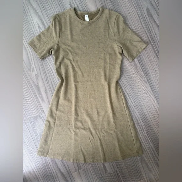 American Apparel Ponte Short Sleeve Pullover Mini Dress - Picture 2 of 4
